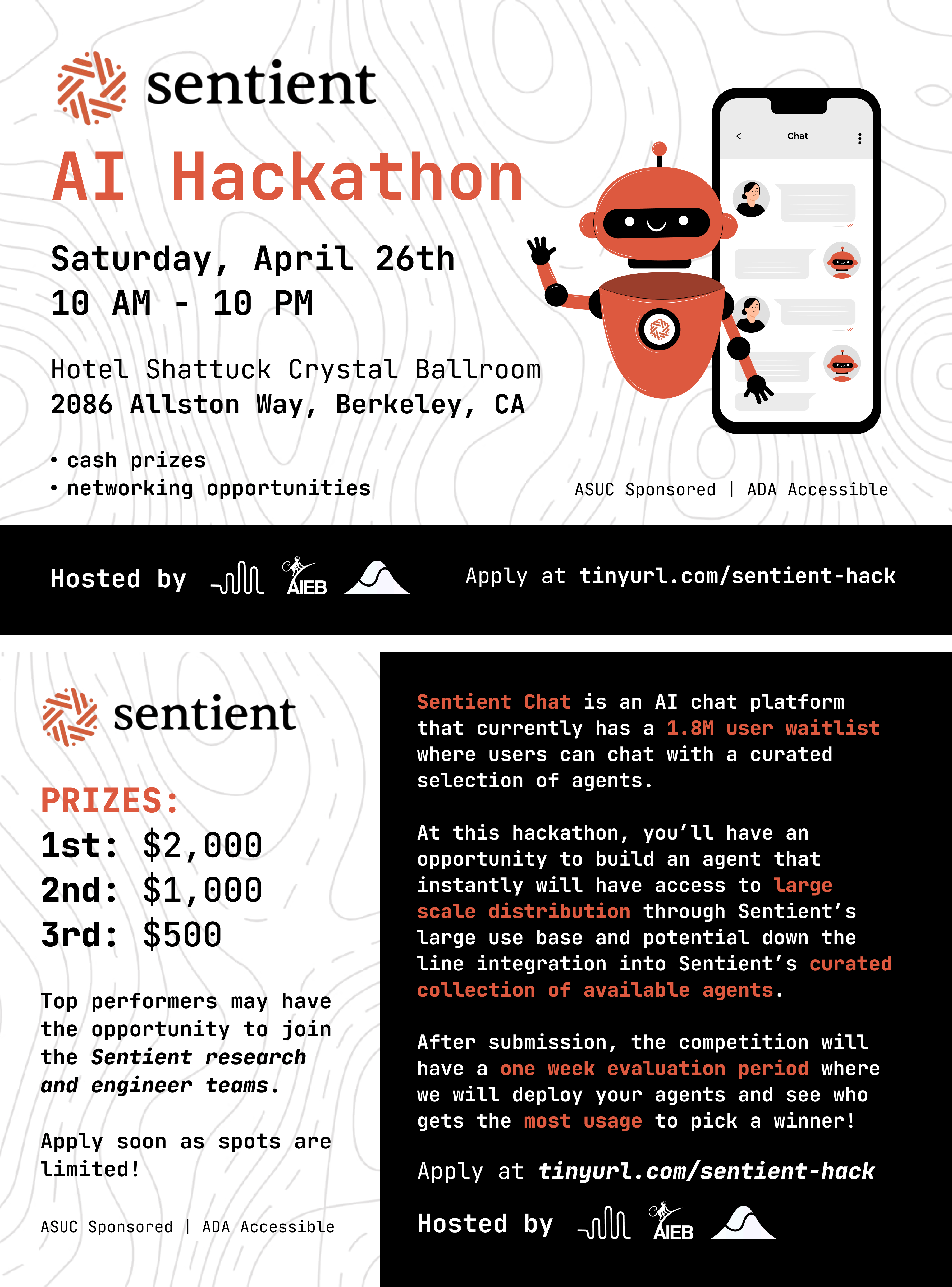 Sentient Hackathon design