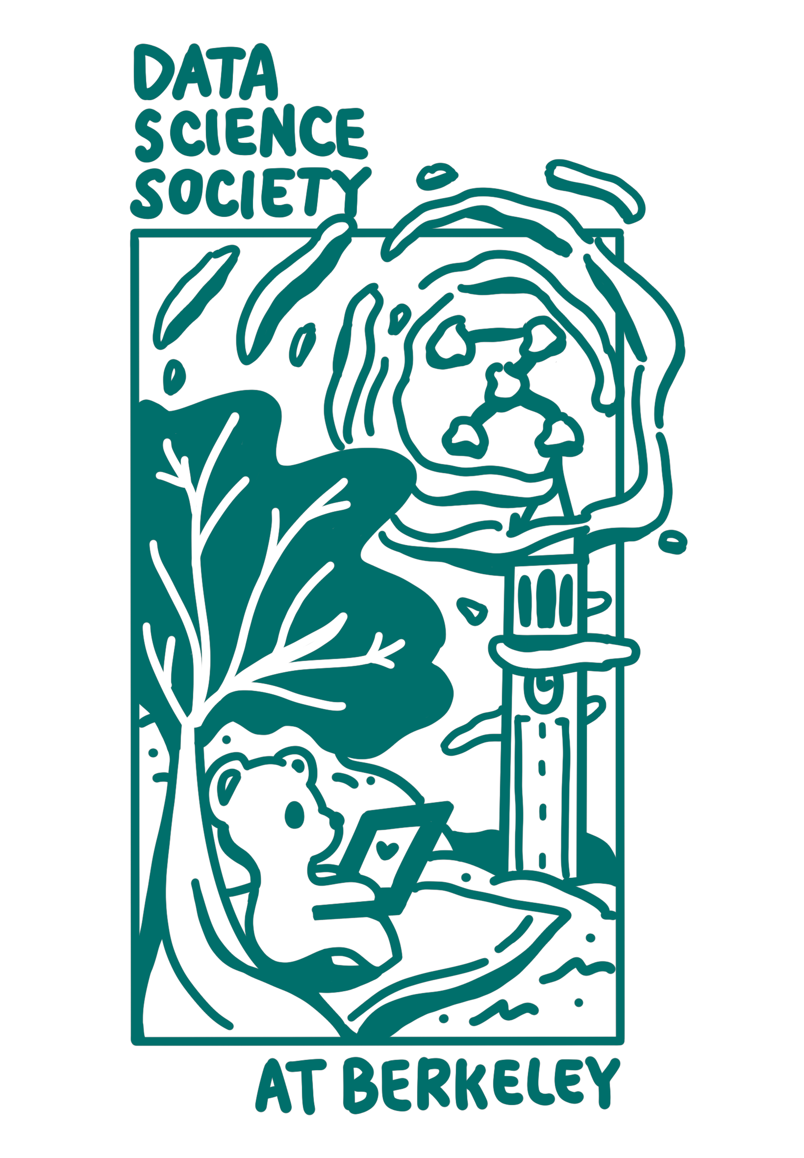 Bear on Glade merch design