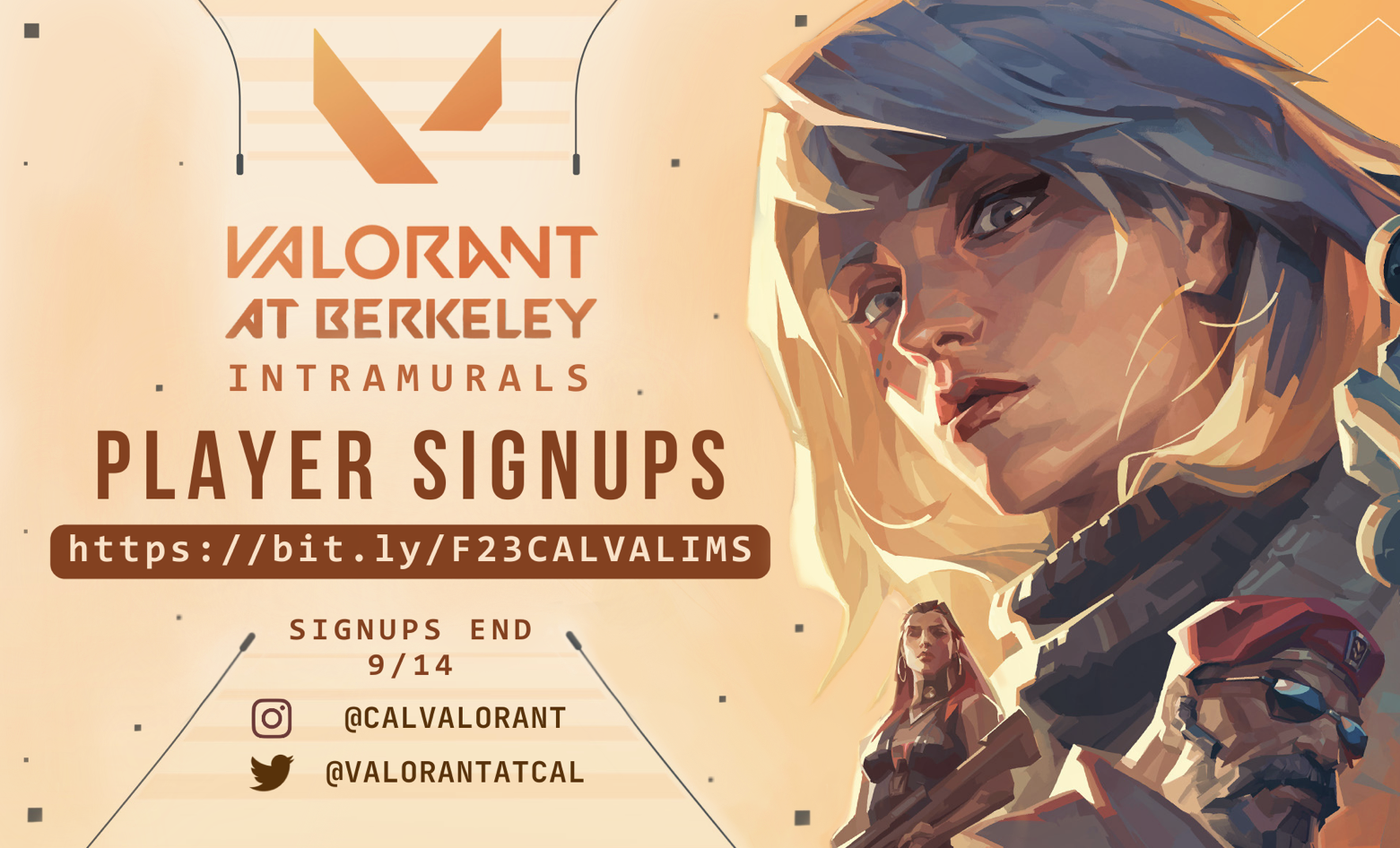 V@B Player signups post